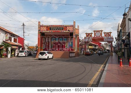 Jonker Street In Malacca
