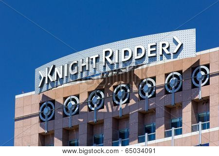 Landmark Knight Ridder Building In Downtown San Jose