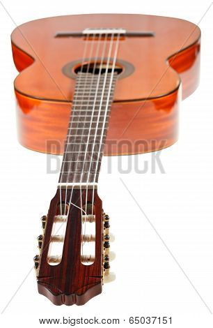 Fingerboard Of Classical Acoustic Guitar