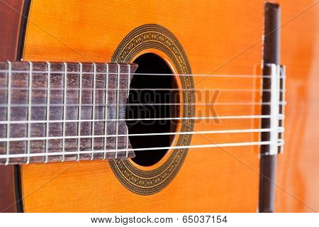 Body Of Spanish Acoustic Guitar