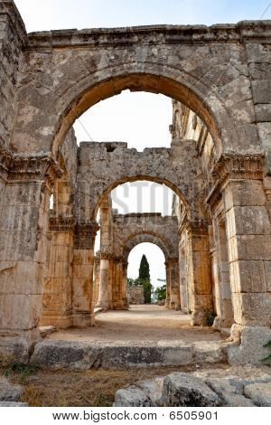 Syrien - kirken af St. Simeon - Qal'a Sim'an