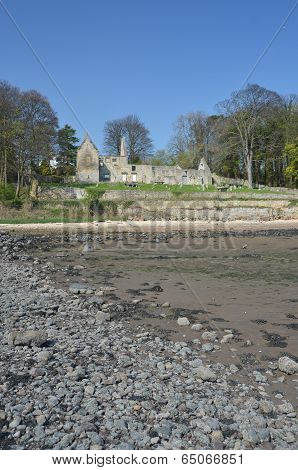 Stony Beach at St. Bridgets Kirk