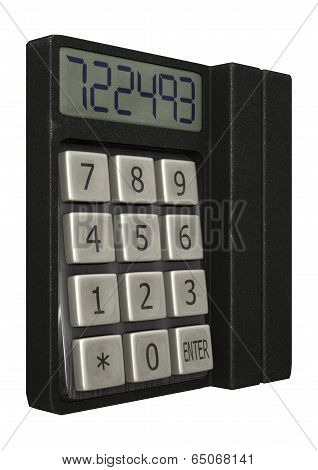 Cardkey Lock On White