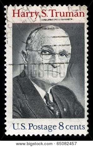 Harry S Truman Us Postage Stamp