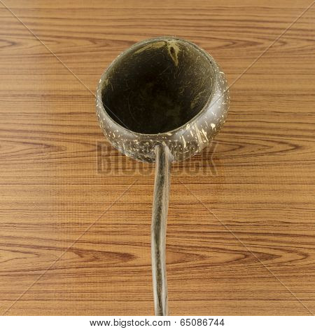 Thai Wood Bowl Container For Drinking Water
