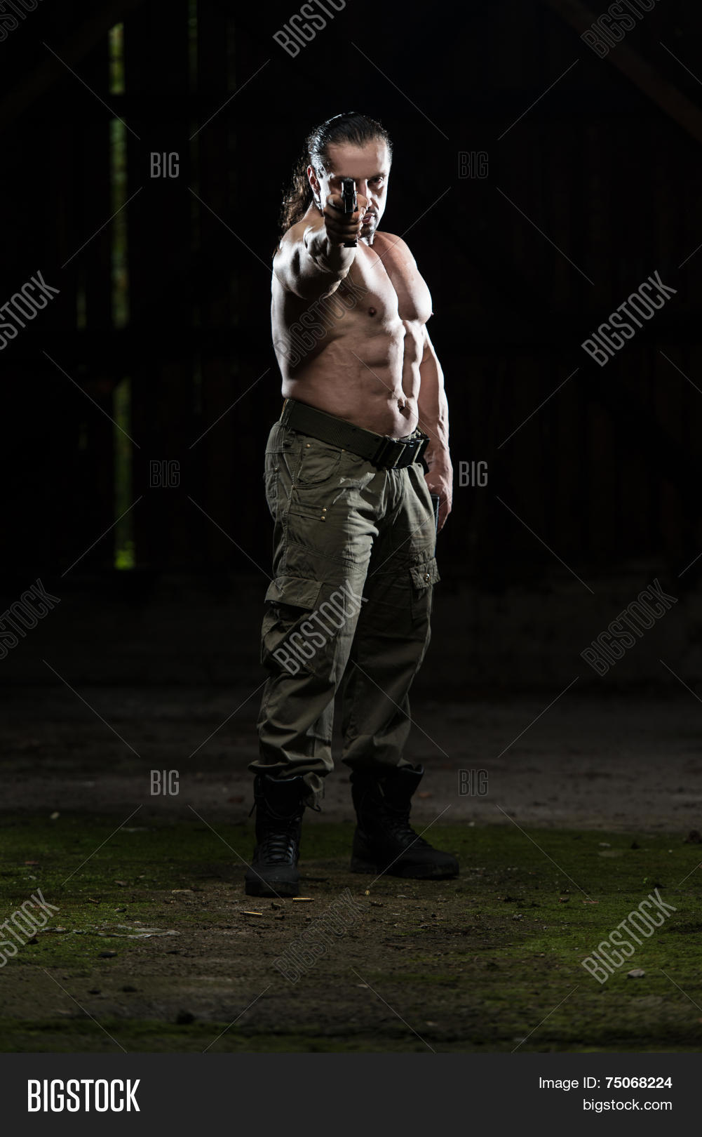 Soldier Drawing Gun Image & Photo (Free Trial) Bigstock