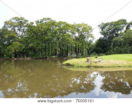Bicycle in park