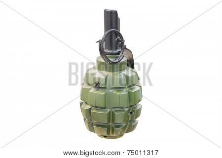 Hand Grenade Isolated under the white background