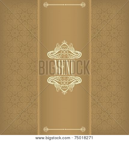 Vintage design menu