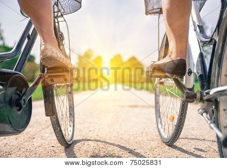 bicycle on the path