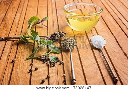 Cooking ingredients, spices and  herds