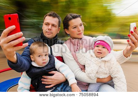 selfie Portrait Family