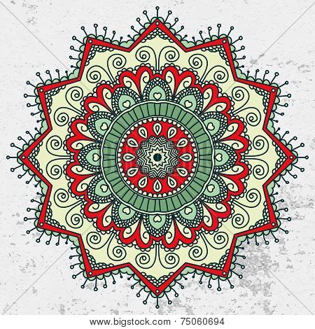 Mandala. Round Ornament Pattern