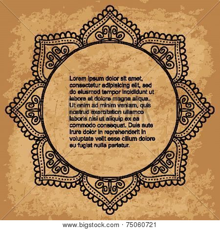 Mandala. Round Ornament Pattern