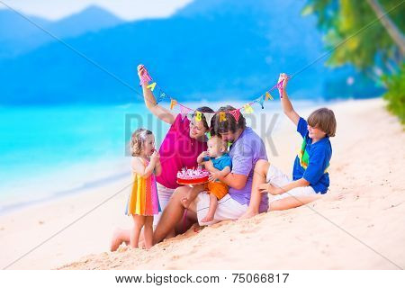 Birthday Party At A Beach