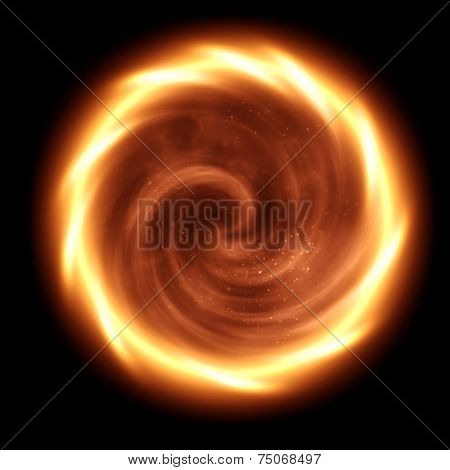 fiery sphere