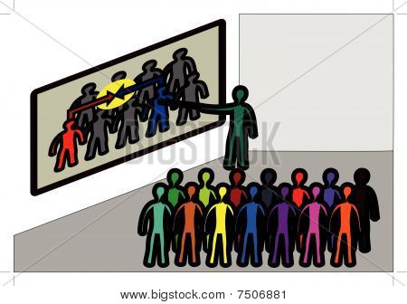 equipo de trabajo en el aula
