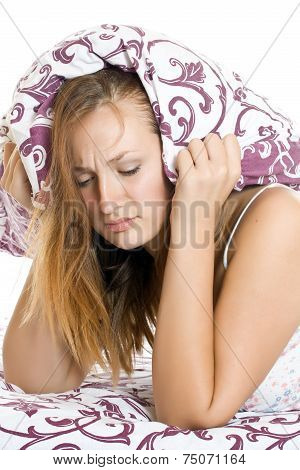 Woman Trying To Sleep