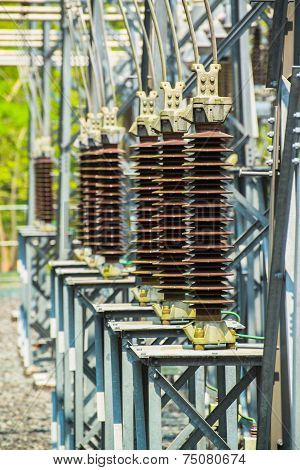 Power station for making electric energy