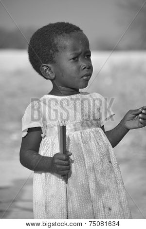 child living in town of Bangani