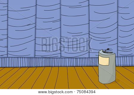 Lectern On Stage