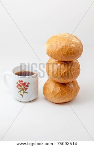 Hard Roll And Coffee
