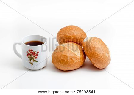 Hard Roll And Coffee