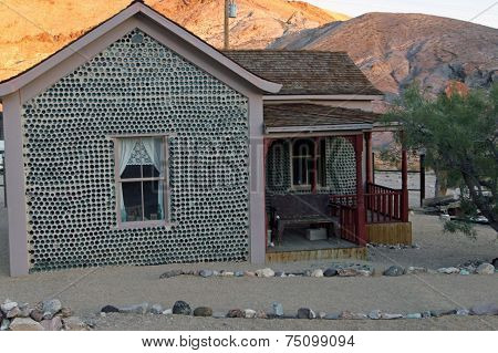 Bottle House in Rhyolite Ghost Town Nevada