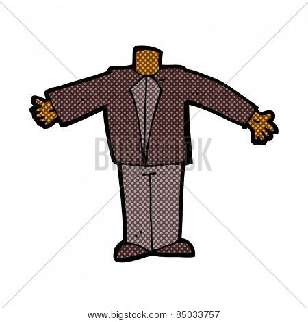 retro comic book style cartoon body in suit (mix and match retro comic book style cartoons or add own photos)