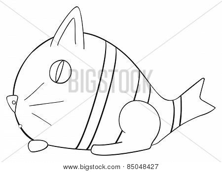 Happy Holiday - April Fish Cat