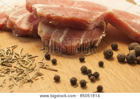 pork with spices