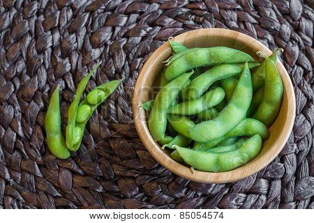 Japanese green soy bean.