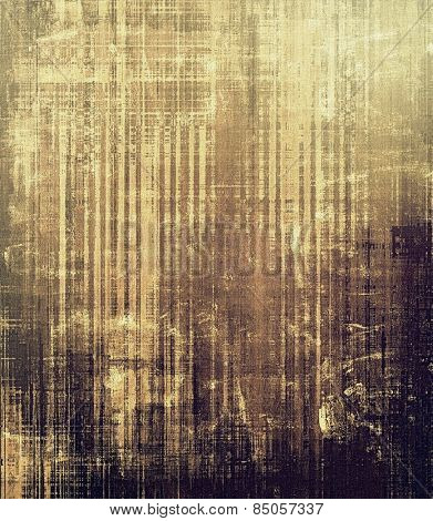 Retro background with grunge texture. With different color patterns: yellow (beige); brown; gray; black