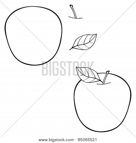 Delightful Garden - Construct Apple With A Leaf