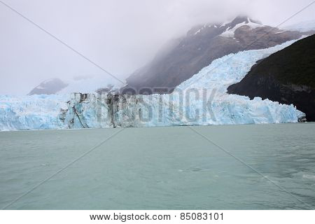 View of Spegazzini glacier from boat, Lago Argentino