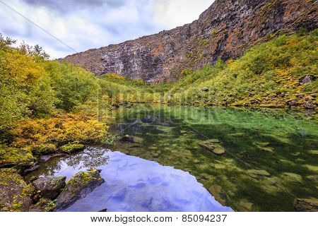 Asbyrgi canyon in Northern Iceland