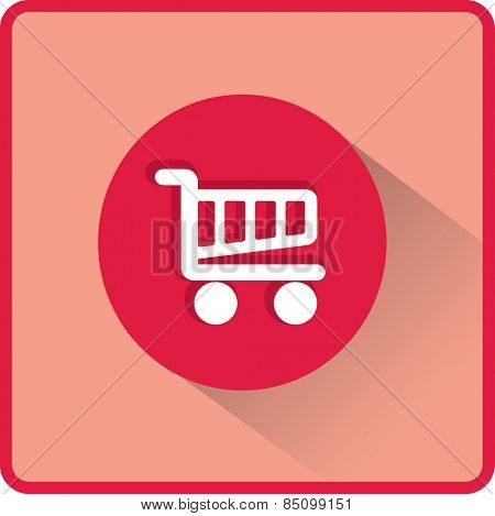 Flat Vector Cart Icon