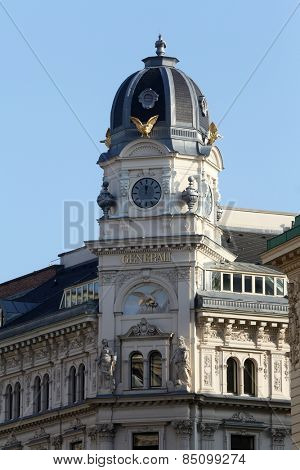 VIENNA, AUSTRIA - OCTOBER 10:  Generali building Spiegelgasse in Vienna, Austria on October 10, 2014.