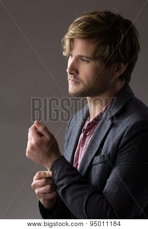 Handsome Caucasian Man