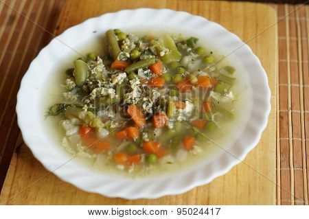 VEGETABLES BOILED PLATE  greens