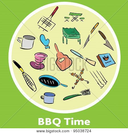 BBQ set for the tourist