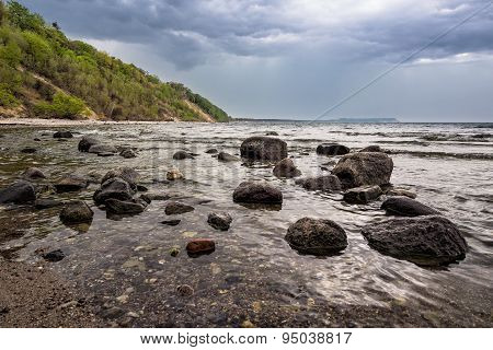 Foundlings On Shore Of The Baltic Sea