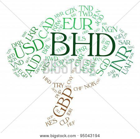 Bhd Currency Indicates Foreign Exchange And Currencies