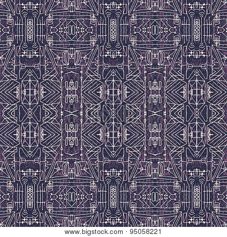 Seamless Tribal Background Pattern