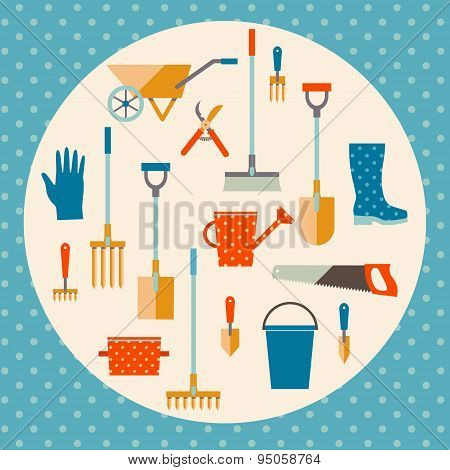 Garden tools set