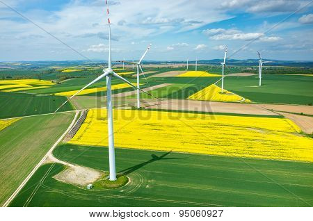 Windmills Aerial View