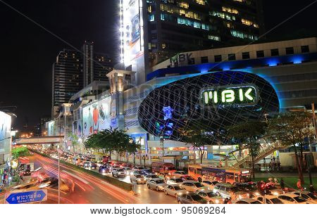 Bangkok night cityscape