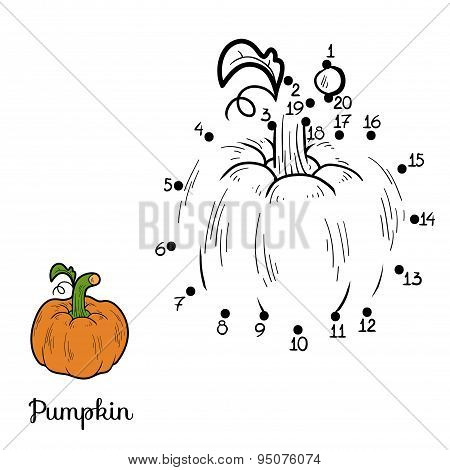 Numbers Game: Fruits And Vegetables (pumpkin)