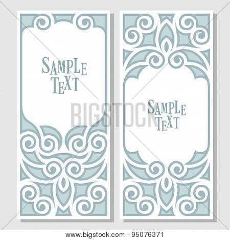 Decorative frame for text