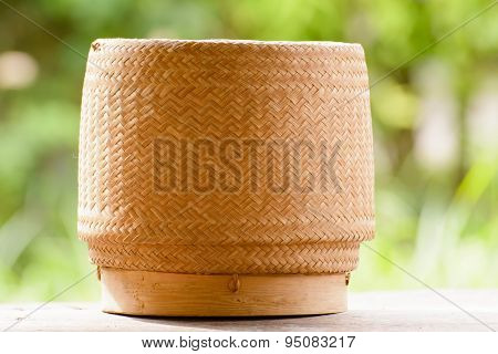 Kratip or sticky rice basket container